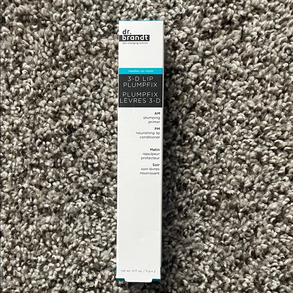 NIB Dr. Brandt Needles No More 3-D Lip Plumpfix - Dual-Sided Treatment